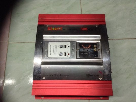 Power Amp BLast Audio 300 Watt Made in Japan สภาพสวยกริ๊บ 2/1 Channel