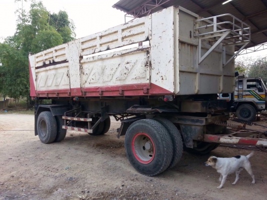 ขายลูกพ่วงสามมิตร 2 เพลา ปี 47 ยางดี ทะเบียนพร้อม