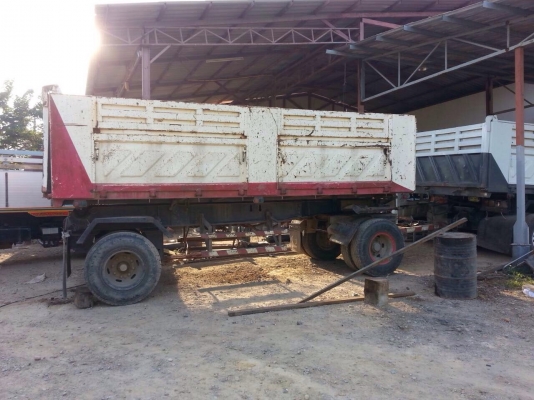 ขายลูกพ่วงสามมิตร 2 เพลา ปี 47 ยางดี ทะเบียนพร้อม