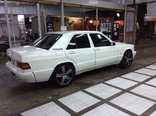 ขายรถเบนส์ 190E ปี94 เครื่องนิสสัน SR20 2.0 หัวฉีด เกียร์ออโต้ ติดแก๊ส LPG เพาเวอร์ ไฟฟ้า เบาะสวยเดิมๆ ลายไม้เดิมๆ วิทยุCD ตัวถังเดิม สีเต็ม แม็ก17" ยางใหม่ๆ รถขับดี พร้อมใช้เลยครับ ภาษีปี58 ขับกลับได้เลย