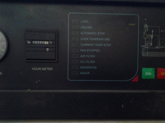 ปั๊มลมสกรู Rotorcomp 30 hp 15 bar พร้อมใช้งาน รับประกัน 6เดือน ยินดีคืนเงิน 0988693990