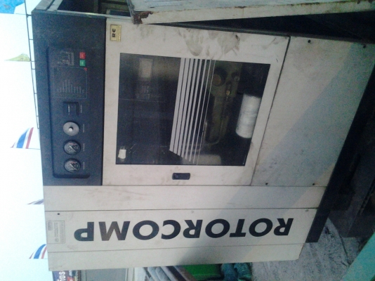 ปั๊มลมสกรู Rotorcomp 30 hp 15 bar พร้อมใช้งาน รับประกัน 6เดือน ยินดีคืนเงิน 0988693990