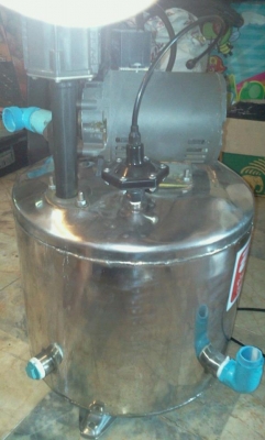 ขายปั๊มน้ำไฟฟ้ามิตซู400วัตต์ถังสแตนเลส