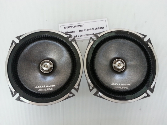 ลำโพง 6.5" Alpine DDLiner แกนร่วม มือสองญี่ปุ่น