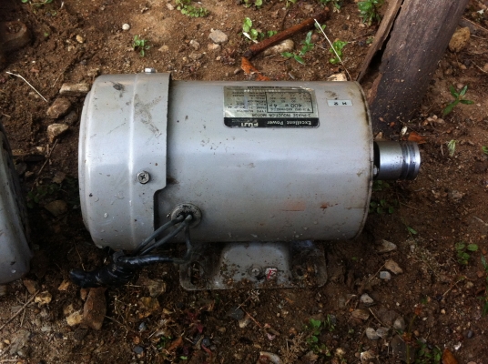 มอเตอร์ FUJI ขนาด1/2 (400W.) จากญี่ปุ่น กินกระแสน้อย (มีหลายสิบตัว)