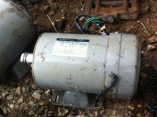 มอเตอร์ FUJI ขนาด1/2 (400W.) จากญี่ปุ่น กินกระแสน้อย (มีหลายสิบตัว)