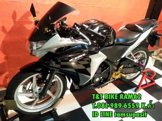 T&amp;T BIKE RAMA2 ขอขายด่วนเพียง 57500 ฿HONDA CBR250 ปี2010 ABS วิ่ง18000 โล ทะเบียน ตอง999 คู่มือครบ