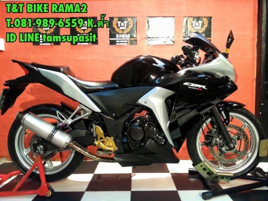 T&amp;T BIKE RAMA2 ขอขายด่วนเพียง 57500 ฿HONDA CBR250 ปี2010 ABS วิ่ง18000 โล ทะเบียน ตอง999 คู่มือครบ