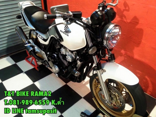 T&T BIKE RAMA2 ขายด่วนเพียง 94500 ฿HONDA CB400 TEC3 ปี2005 สภาพนางฟ้า อินวอย + สรรพสามิต พรบ.ครบ สีสวยเงาคับเครื่องดี แน่นๆ T&T BIKE RAMA2 ขายด่วนเพียง 94500 ฿HONDA CB400 TEC3 ปี2005 สภาพนางฟ้า อินวอย + สรรพสามิต พรบ.ครบ สีสวยเงาคับเครื่องดี แน่นๆ