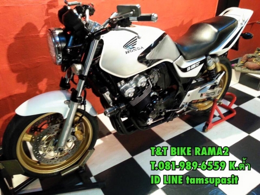 T&T BIKE RAMA2 ขายด่วนเพียง 94500 ฿HONDA CB400 TEC3 ปี2005 สภาพนางฟ้า อินวอย + สรรพสามิต พรบ.ครบ สีสวยเงาคับเครื่องดี แน่นๆ T&T BIKE RAMA2 ขายด่วนเพียง 94500 ฿HONDA CB400 TEC3 ปี2005 สภาพนางฟ้า อินวอย + สรรพสามิต พรบ.ครบ สีสวยเงาคับเครื่องดี แน่นๆ