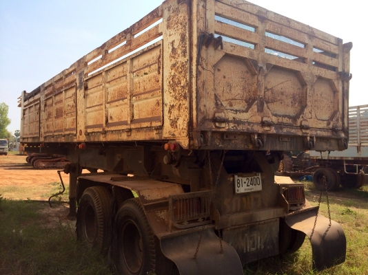 ขายด่วน  หางเทลเลอร์ดั้ม  สองเพลา  พร้อมใช้งาน  เอกสารพร้อม