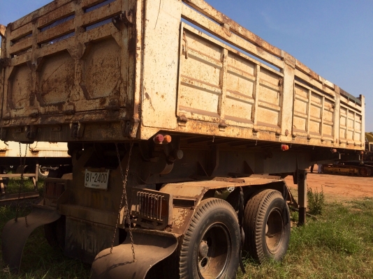 ขายด่วน  หางเทลเลอร์ดั้ม  สองเพลา  พร้อมใช้งาน  เอกสารพร้อม