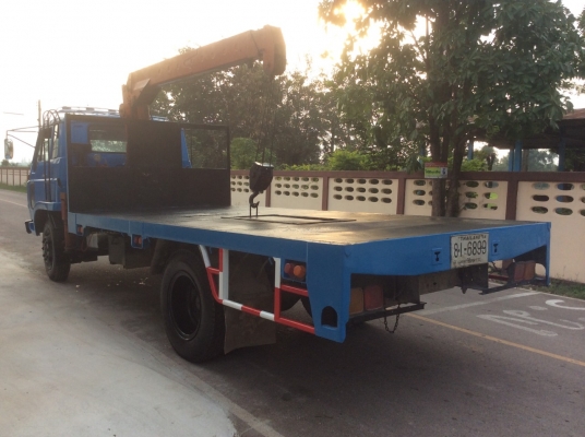 ISUZU 6ล้อ JCM พร้อมเครน 3T (กระบะเหล็ก กว้าง2.3 ม. ยาว4.7 ม.) เครื่องEH700 168 แรง เครื่องดี ยางดี ครัทซีสวย เกียร์สั้น ขาย 395,000บาท (ศุภากร 081-4252943)