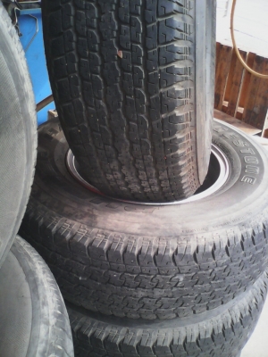 แม๊ก 6 รู 16X7J MITSUBISHI ปาเจโร่ และ NAVARA ยางBRIDGESTONE 265/70R16 ชุด 4 ล้อ TEL.081-427-3941 แม๊ก 6 รู 16X7J MITSUBISHI ปาเจโร่ และ NAVARA ยางBRIDGESTONE 265/70R16 ชุด 4 ล้อ TEL.081-427-3941