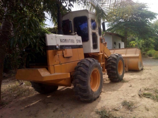 ขายรถตักล้อยาง Komatsu 510 รถพร้อมใช้ เอกสารใบอินวอย