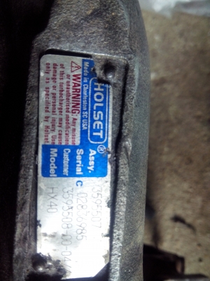 ขายเทอร์โบ โฮเซท HX40 เก่านอก7500