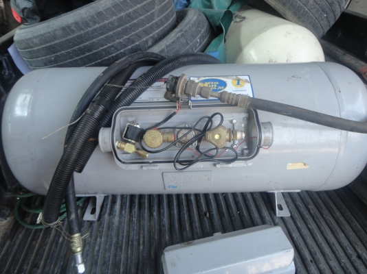 ขายถังแก๊ส96ลิตรพร้อมสายเติมแก๊สเติมถัง ราคา2000 บาท