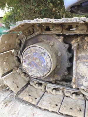 ขายรถแบคโค komatsu 50 uu พร้อมหัวเจาะ