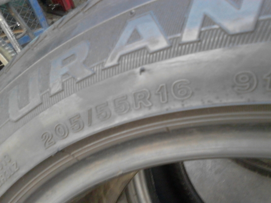 RUN FLAT สุดยอดยาง  205/55R16 BRIDGESTONE TURANZA  ER300  ( RSC ) TEL.081-427-3941