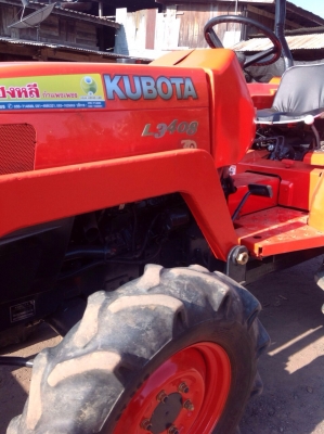 แทรกเตอร์คูโบต้า L3408 สภาพดีพร้อมใช้งาน ขายพร้อมใบดันหน้าและโรตารี่ แทรกเตอร์คูโบต้า L3408 สภาพดีพร้อมใช้งาน ขายพร้อมใบดันหน้าและโรตารี่