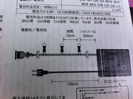 ชุดหลอดไฟประดับปรับการทำงานได้3-4รูปแบบ ตัวหลอดเป็น LED สีเขียว