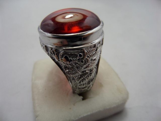 แหวนเงินแท้พลอยเพชรพญานาค แหวนเงินแท้พลอยเพชรพญานาค