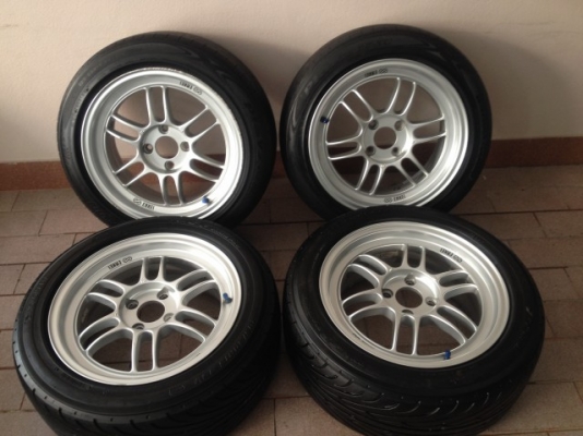 ล้อ ENKEI RPF1 เเท้ JAPANขอบ15กว้าง7นิ้วอ๊อฟ35สีเดิมๆญี่ปุ่นสภาพสวย