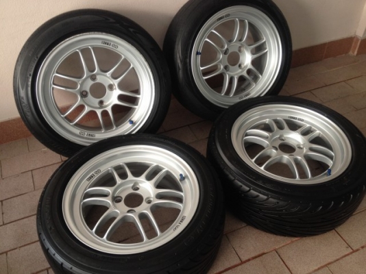 ล้อ ENKEI RPF1 เเท้ JAPANขอบ15กว้าง7นิ้วอ๊อฟ35สีเดิมๆญี่ปุ่นสภาพสวย