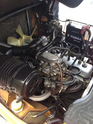 ขาย Forklift Toyota 7FG15 เสาสูง 4.7 ม.จากประเทศญี่ปุ่น