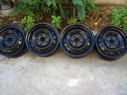 ขายล้อกะทะ  15  5 รู114.3  สภาพดีขายถูกๆ