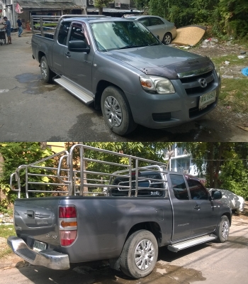 รถมือเดียว ขายพร้อมทะเบียนสวย ตน5050 วิ่งน้อย 9x,xxxกิโล เดิมบางไม่เคยทำสีซักชิ้น ไม่มีชน แอร์เย็นเพลงดัง ภายในสวยไม่มีชำรุด