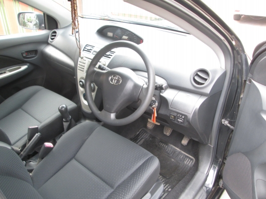 TOYOTA, SOLUNA VIOS 1.5 E โฉม vios ปี07-13 สีดำ เก -08