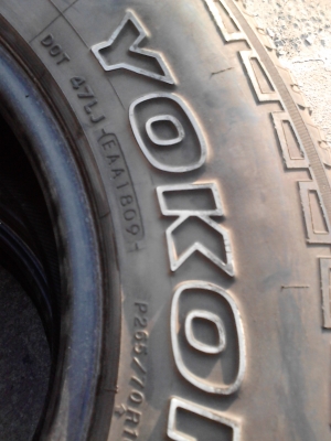 265/70R16 YOKOHAMA GEOLANDAR H/T-S มี 3 เส้น TEL.081-427-3941 265/70R16 YOKOHAMA GEOLANDAR H/T-S มี 3 เส้น TEL.081-427-3941