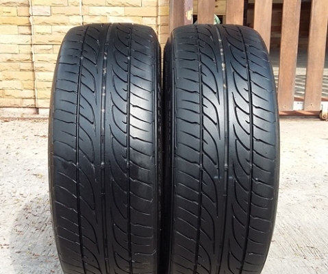 ยาง,205-45-17 DUNLOP-703 สภาพดีปี12ไม่ปะหนึ่งคู่ 1,800
