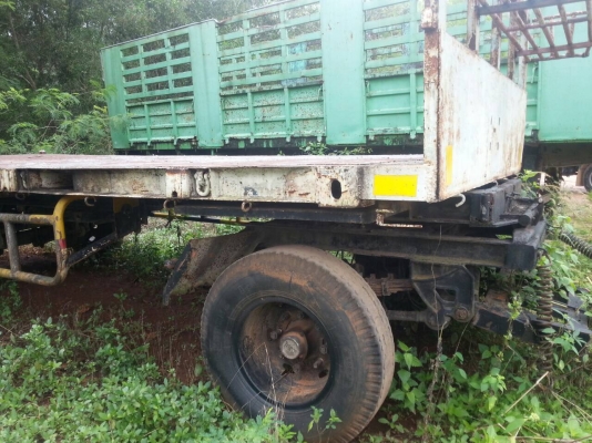 หางลูกพ่วงพื้นเรียบของ TPS-9082 ยาว6.30ม. ล้อครบ ยางไม่สวย..ขายตามสภาพ เล่มพร้อม...