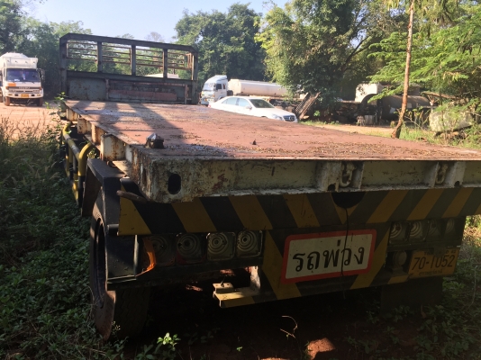 หางลูกพ่วงพื้นเรียบของ TPS-9082 ยาว6.30ม. ล้อครบ ยางไม่สวย..ขายตามสภาพ เล่มพร้อม...