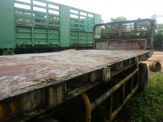 หางลูกพ่วงพื้นเรียบของ TPS-9082 ยาว6.30ม. ล้อครบ ยางไม่สวย..ขายตามสภาพ เล่มพร้อม...