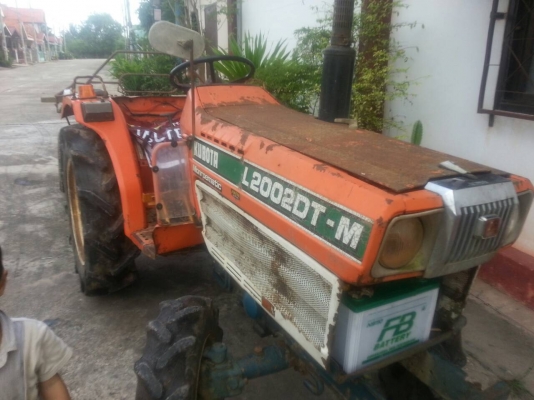 รถไถKUBOTA L2002DT-M 2เพลา สภาพดี สีเดิม มีหางลากให้ด้วย..รถพร้อมใช้