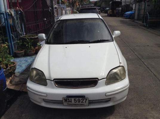 ขายครับcivic. ตาโตปี97 ABS ไฟฟ้าทั้งคัน ออโต้ เครื่องเทค ช่วงล่างแน่น สีพอได้ ภายในสวย แอร์หนาว เครื่องเกียรดี ราคาโดนแค่ 65000. หาอยู่รีบเลยครับช้าอด เก็บสีอย่างเดียวจบครับ. 085-359-4089 กอล์ฟครับ ดูรถสายไหม วงศกรครับ