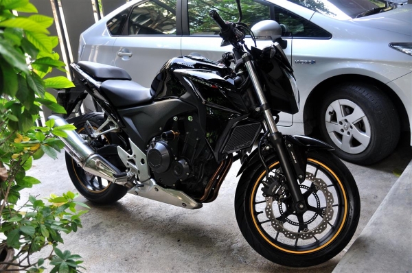 ขาย CB500F ใช้น้อยสีดำ