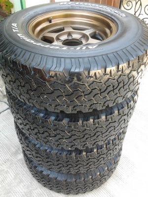 TE37x + BF All 265/75/16 ปลายปี10 สวยๆ 1ชุด TE37x + BF All 265/75/16 ปลายปี10 สวยๆ 1ชุด