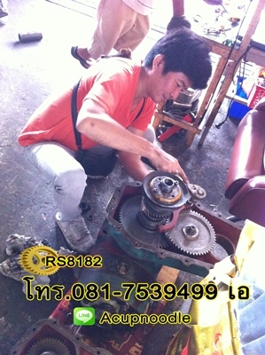 งานซ่อมบำรุง เฟืองท้าย รถปูยาง Vogele งานซ่อมบำรุง เฟืองท้าย รถปูยาง Vogele