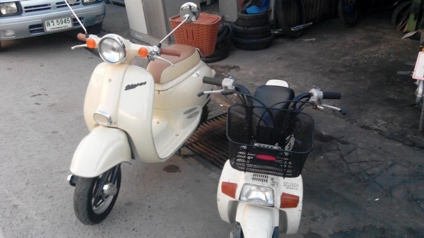 ขายรถป๊อบ มินิเวสป้า สตาร์ทมือและเท้า รถสวย พร้อมใช้