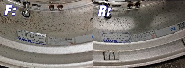 RAYS Gram Lights - 57F Pro (Forged 2 ชิ้น18"x9" 5/114.3 ET+40 &amp; ET+15
