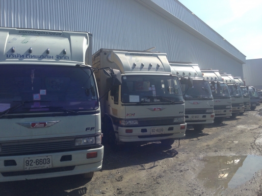 ขายรถ 6 ล้อ ฮีโน่ รุ่น FF 3 H เครื่อง 195 แรง ตู้แห้ง ยาว 6.50 เมตร