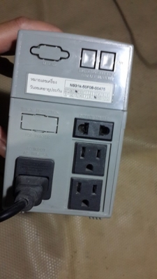 UPS เครื่องสำรองไฟฟ้า 1000VA.แบตเตอรี่เปลี่ยนใหม่7.5A