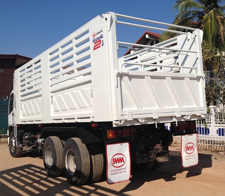 รถเจ้าของฝากขาย รถพ่วง ISUZU DECA 320 ยูโรทู 50ปีทอง Maxload ดัมพ์สามมิตร พร้อมลูกพ่วงดัมพ์ 3คาน คอกเกษตร