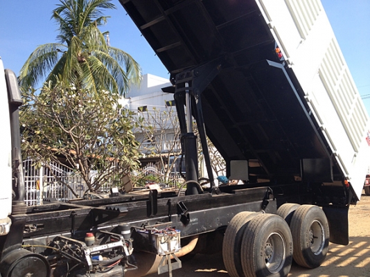 รถเจ้าของฝากขาย รถพ่วง ISUZU DECA 320 ยูโรทู 50ปีทอง Maxload ดัมพ์สามมิตร พร้อมลูกพ่วงดัมพ์ 3คาน คอกเกษตร