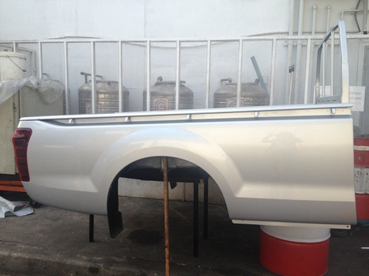 กระบะหลัง ALLNEW ISUZU ตอนเดียว สีบอนเงิน