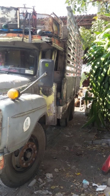 สิบล้อหัวยาว isuzu เครื่อง 6BD เกียร์ ร็อค เฟื้องท้ายฟูโซ่ เครื่องดีคันชีสวย